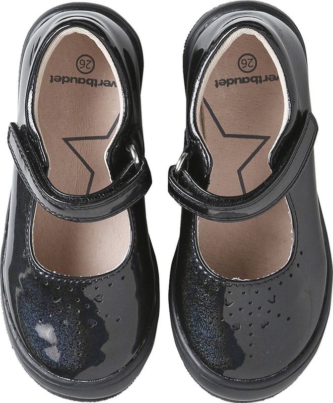 Gelakte Babies - Zwart - Meisjes - Kleutercollectie - Klittenband