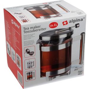 Alpina Roestvrijstalen theezetapparaat (1 liter)