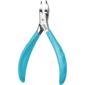 AdroitGoods Professionele Precisie Nageltang voor Ingegroeide en Dikke Nagels - extra scherp, gebogen snijpunten - Blauw
