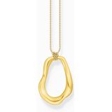 Thomas Sabo - KE2319-413 - Ketting - Geel Goud Verguld - Gerecycled Zilver - 70cm