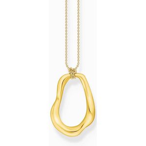 Thomas Sabo - KE2319-413 - Ketting - Geel Goud Verguld - Gerecycled Zilver - 70cm