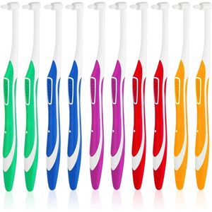 Tandenborstels Set voor Precisie Reiniging van Interdentale Ruimtes en Wijsheidstanden - 10 Stuks