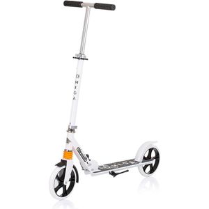 Chipolino Omega Step - Kinderstep - Draagkracht tot 100 kg - Lagers ABEC-7 - Stuur 360 graden draaibaar - Stuur in hoogte verstelbaar - Wit