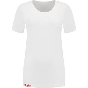 Skafit Casual dames ondershirt maat S - wit - ademend - antibacterieel - stretch - platte naden - extra lengte