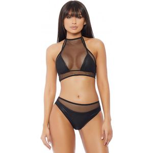 Impulse Top and Panty - Black S/M