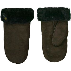 Lamsvacht Wanten Bruin Colour:Bruin Size:M