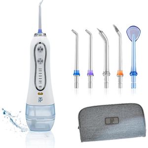 Equivera Waterflosser - Monddouche - Elektrisch Flosapperaat - Water Flosser - Waterflosser Draadloos - Water Flosser Draadloos - Draadloos en Oplaadbaar - Must have voor uw hygiëne!