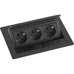 Evoline - FTP3STZ - Fliptop Push Small 3ST Stopcontact