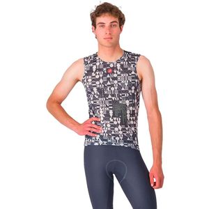 Castelli - Espresso - Mouwloos Basislaag - Blauw, Grijs