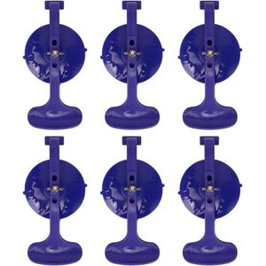 Allecto plus - Set van 6 Zuigklemmen voor Sterke Zuigkracht - Glas Sucker voorruit Reparatie Tool voor Auto en Huishouden