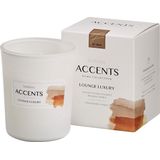Bolsius Accents Scented Glass Geurkaars -Lounge Luxury