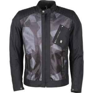Helstons Colt Air Mesh Fabric Black Camo Jacket S - Maat - Jas