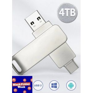 MicroDrive - 4TB - USB Flash Drive - Dual Geheugenstick - USB 3.1 - Plug & Play