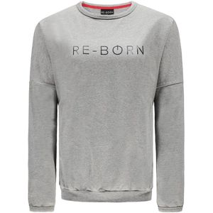 Re-Born - Sportkleding - Sport trui - Trui ronde hals - Dames - Grijs - Maat M