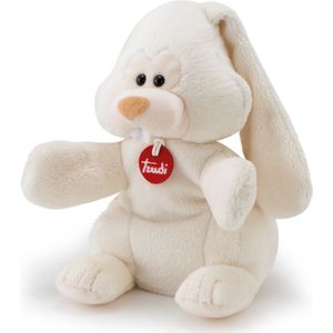 Trudi Puppets Handpop Haas Konijn CrÃ¨me wit 23 cm - Hoge kwaliteit pluche knuffel - Knuffeldier voor jongens en meisjes - Wit - 16x23x20 cm maat S