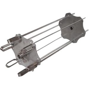 BBQ Rotisserie Kebab spiezen set (universele set geschikt voor de meeste rotisseries / BBQ spitten)