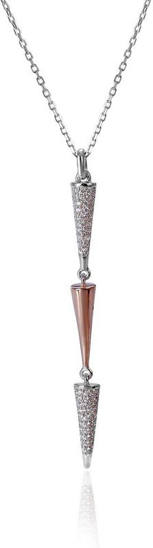 Orphelia - Hanger - Zilver - Rhodium - Cubic Zirconia - 5.5 cm