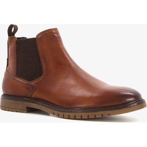 Bugatti leren heren chelsea boots cognac/bruin - Maat 43