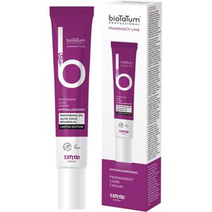 BioTaTum - Permanent Care Cream 20ml | Vegan Tattoo Verzorging | Tatoeage Nazorg Zalf | Bescherming Nieuwe Tattoo | Balsem | Crème | Verzorgingsspray | Tatoeage Boter | Verdoving | Verdovend | PMU | Beauty | Desinfectie | Biologische Zalf