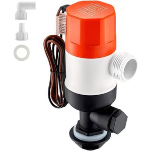 12 V Dompelpomp voor Boten, 800-Gph Beluchter met Dubbele Inlaat, Abs-Behuizing En Verwijderbaar Motorpatroon. Corrosiebestendig voor Zoet En Zout Water