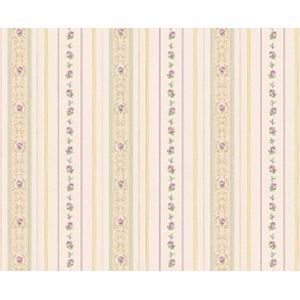 Engelse bloemen roosjes behang 8501-57