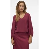 VERO MODA - VMOLIVIA V-NECK TOP WVN BTQ GA - Dames - Blouses