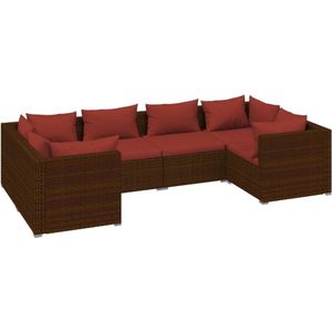 vidaXL-6-delige-Loungeset-met-kussens-poly-rattan-bruin