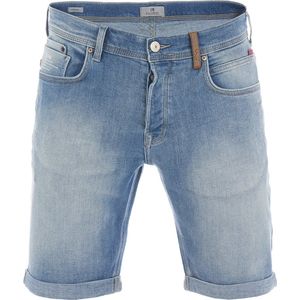 LTB Heren Short Broeken Corvin slim Fit Blauw Volwassenen Korte Jeans Broek Bermuda