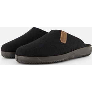 Rohde - Heren Pantoffels - Zwart - Open Model - Vilt