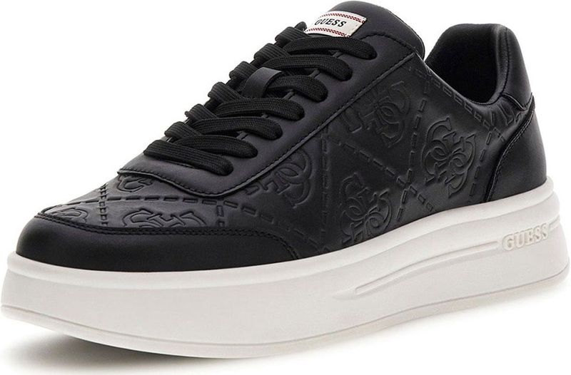 Guess - Winno - Sneakers - Zwart - EU 43 - Met Echt Leer