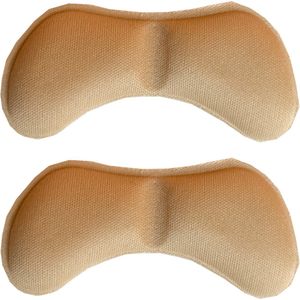 Hypedpair - Anti-Slip Kussens - Hielbeschermers - Beige - 2 stuks