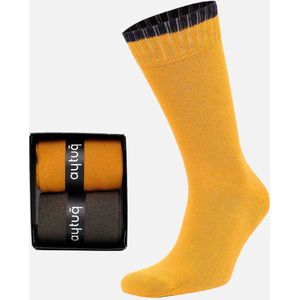 Dubbellaags katoenen sokken - 2 paar