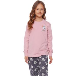 Doctor Nap Katoenen Familie Pyjama Meisjes | Lange Mouw Lange Broek | Kerst Winter Matching Gezin Pyama | Best Friends Papaya PDG.4544 110/116