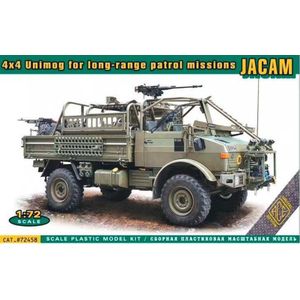 1:72 ACE 72458 4x4 Unimog for long-range Patrol Missions JACAM Plastic Modelbouwpakket