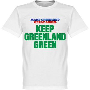 Keep Greenland Green T-Shirt - Wit - M