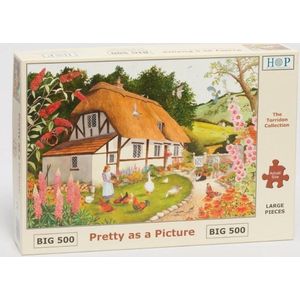Legpuzzel - XL 500 Grote Stukken - Pretty As A Picture  - House Of Puzzels
