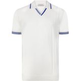 Felix Hardy Tricot Polo Shirt Korte Mouwen Heren Ecru - M