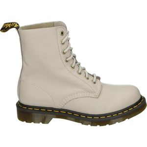 Dr. Martens 1460 PASCAL VINTAGE TAUPE - Volwassenen VeterlaarzenHalf-hoge schoenen - Kleur: Grijs - Maat: 40