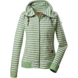 Killtec dames vest 36676 - groene streep - maat 44