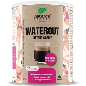 Nature's Finest Waterout Coffee | 4-in-1 koffiedrankmengsel voor het aftappen van water, helpt bij gewichtsverlies en meer energie - met gepatenteerd Cactinea™ water uitscheiding formule, veganistisch en vegetarisch, lactosevrij