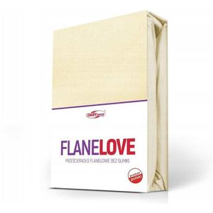 Flanellen Lakens 180x210cm Ecru - 100% Katoen