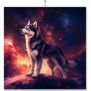 Tegel Met Opdruk | Galaxy | Husky