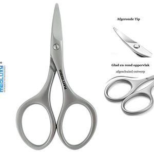 Medluxy - Nagelschaar - 9,5 cm - Rechte Schaarbladen [Nagelschaar voor Vingernagels en Teennagels, Pedicure - Manicure - Diabetisch - Baby]