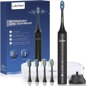 Elektrische Tandenborstel met 5 Modi en Reisetui - USB Oplaadbare Waterdichte Tandenborstel