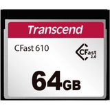 Transcend - CFX610 - Geheugenkaart - 64 GB - CFast 2.0