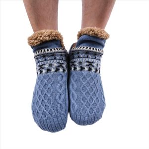 Antislip warme wintersokken - S - maat 35-39 - 24 cm - Verdikt en warm - Herfst- en winterslaapsokken - Losse sokken - Warme sokken voor thuis - Sneeuwsokken - Slaapsokken - Herfst- en winterbenodigdheden - Geschikt voor mannen en vrouwen
