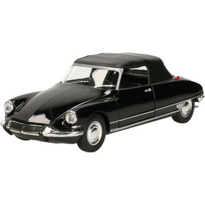 Welly modelauto/speelgoedauto Citroen DS 19 1965 - zwart - schaal 1:24/20 x 7 x 6 cm