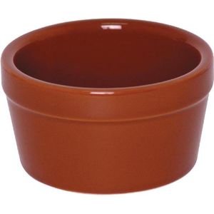 Olympia Rustic Brown Porselein Saus Schaaltjes 9,5cm | 6 stuks