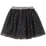 Rok meisjes - Antraciet - Sterrentule - Gevoerd - 100% Polyester