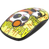 Trust - Sketch - Draadloze Muis - Geel - Stille Knoppen